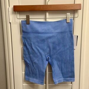 Grayson/Threads Kids Blue Ribbed Biker Shorts – Size L (10/12)